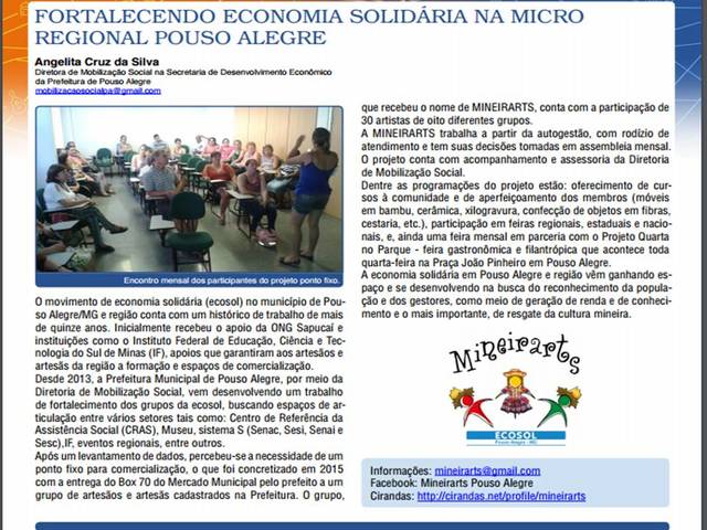Texto jornal display